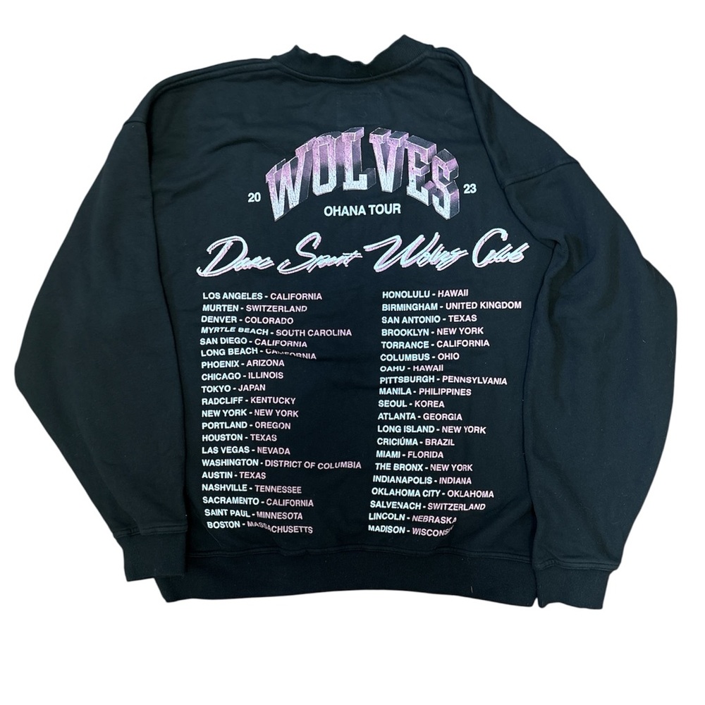 Darc Sport Wolves Ohana Tour 2023 Sweater Size: Large NWT - Picture 2 of 5